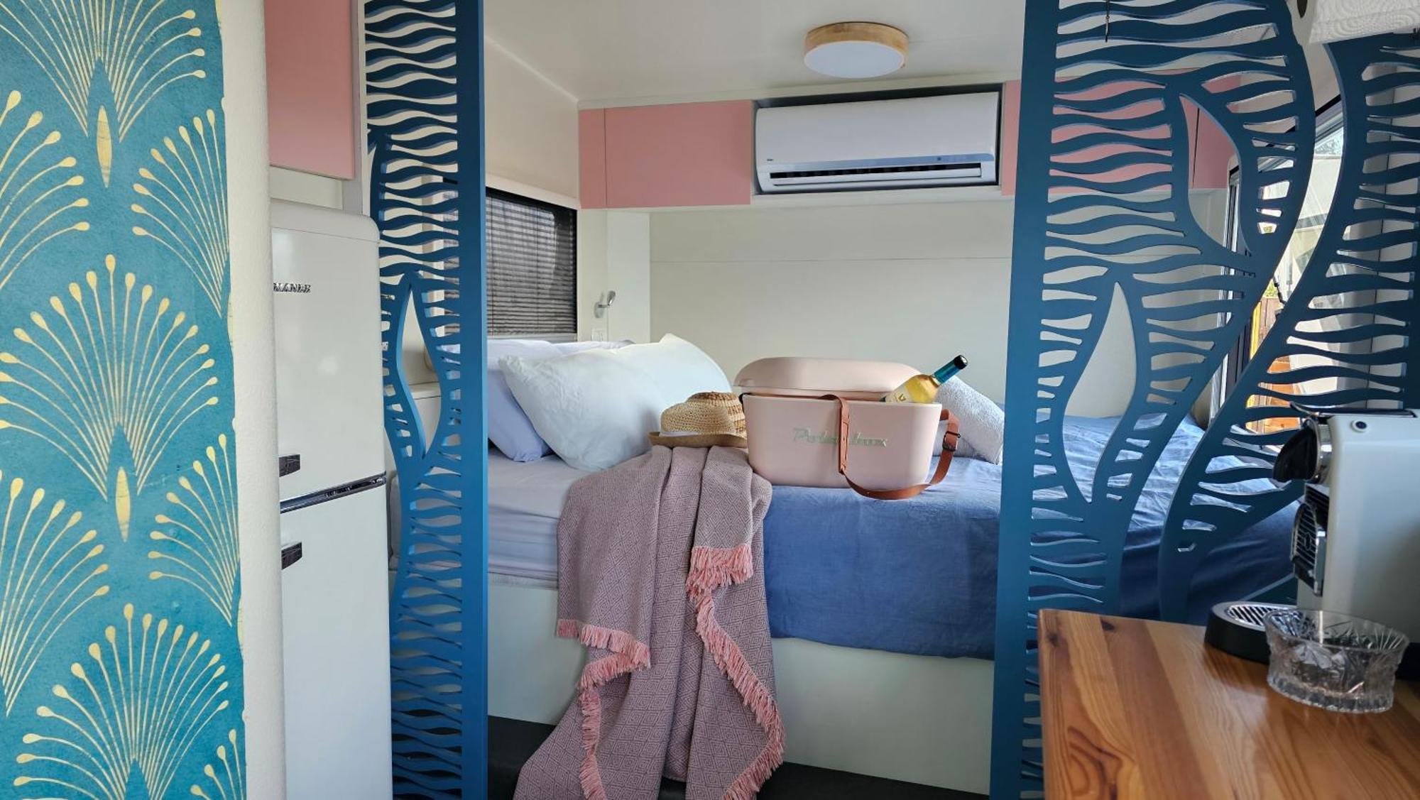 Cozy Seaview Glamping Caravan HaBonim Exterior foto
